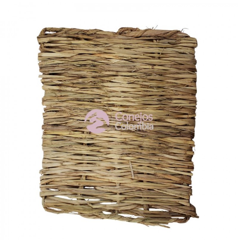 Tapete de pasto natural para conejos, cobayas, chinchillas y otros roedores.
