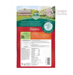 Concentrado/pienso 5 lb Oxbow para cobays, cuys, cuyos | Conejos Colombia