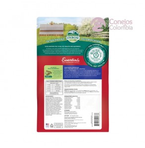 Concentrado pienso Oxbow para conejos | Conejos Colombia.