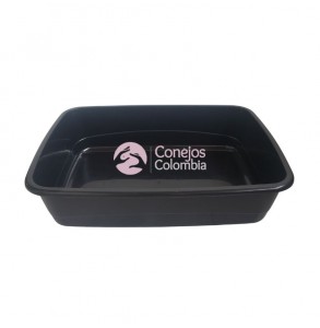 Arenera de material resistente y diseño pensado para prevenir accidentes – perfecta para rincones | Conejos colombia