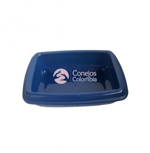 Arenero con tapa para conejos | Conejos Colombia
