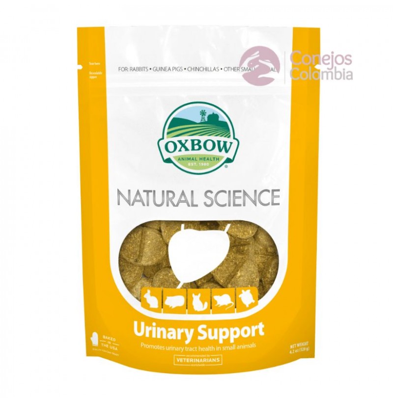 Suplemento natural para apoyo urinario Oxbow para conejos, cobayas, chinchillas y hámster | Conejos Colombia